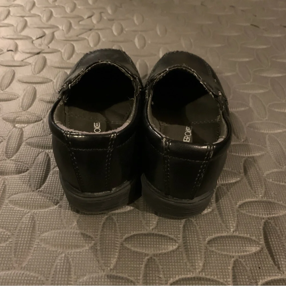Dress Shoes Classic Black Kids Loafers Toddler Boys Size 6 Slip On Cherokee